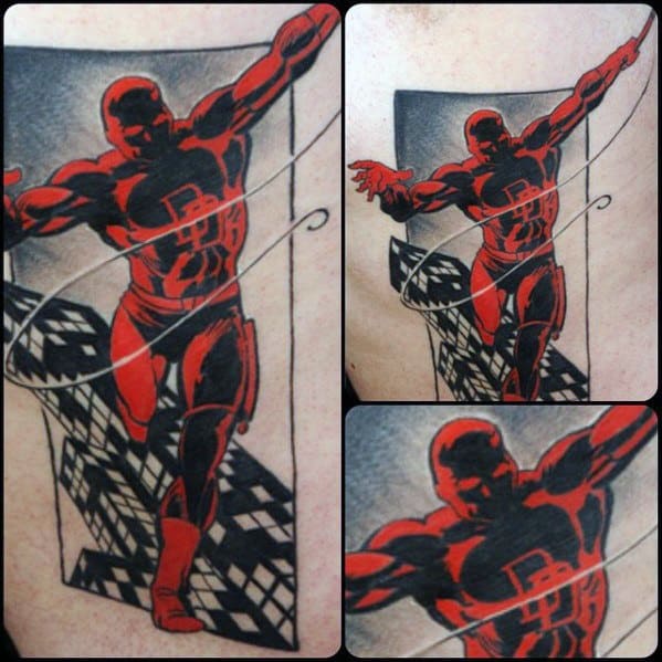 Unique Mens Daredevil Tattoos