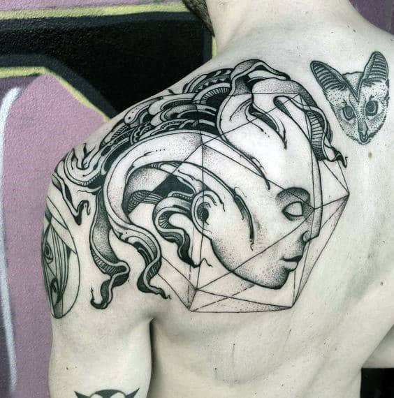 Unique Mens Icosahedron Tattoos