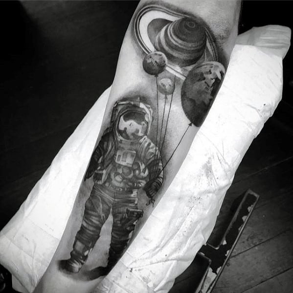 Unique Mens Saturn Tattoos