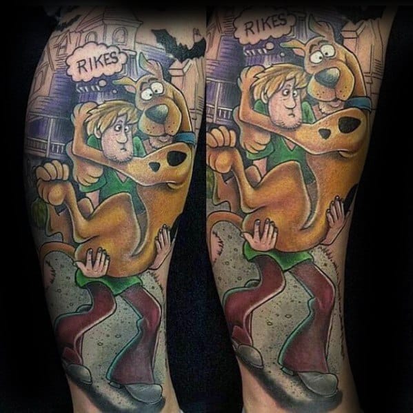 Unique Mens Scooby Doo Tattoos