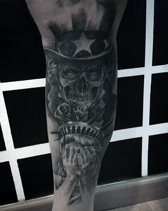 Unique Mens Uncle Sam Tattoos