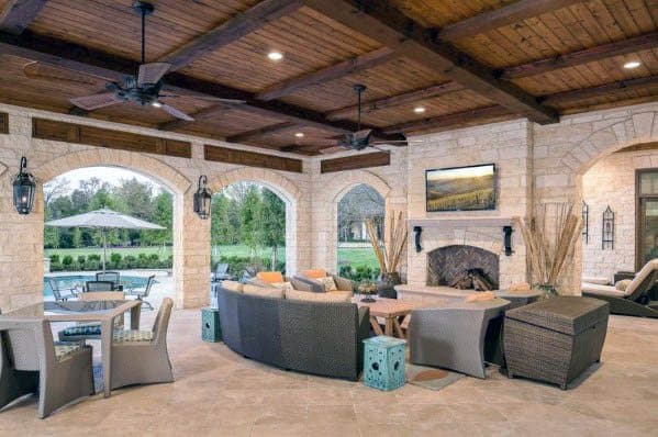 Top 50 Best Patio Ceiling Ideas - Covered Outdoor Designs