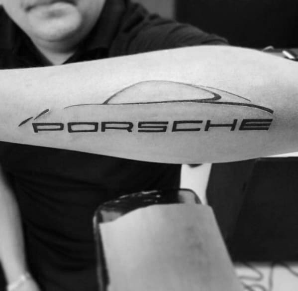 Unique Porsche Tattoos For Men