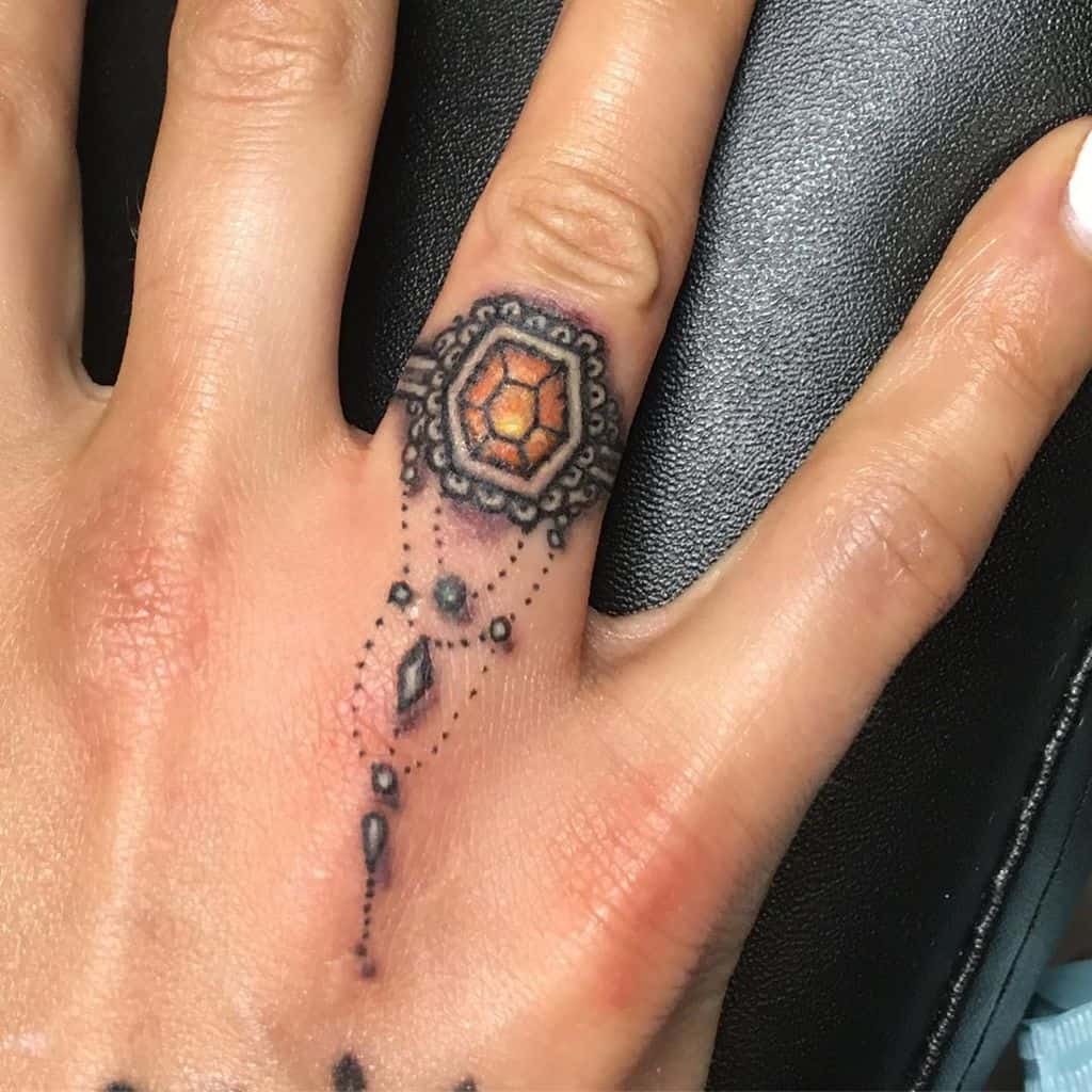 Unique Ring Tattoo Babydolltats
