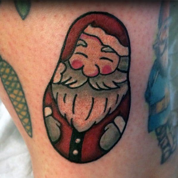 Unique Santa Claus Tattoos For Men