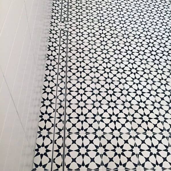 stamped tiles 