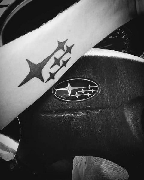 40 Subaru Tattoo Ideas For Men - Automotive Designs