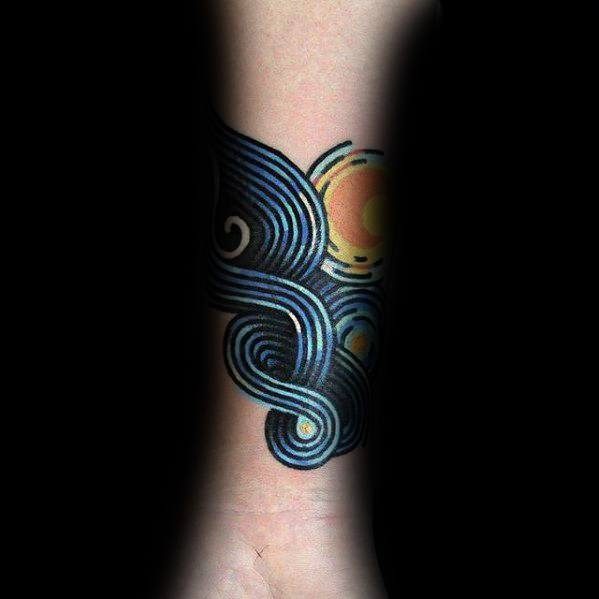 Buy Instant Download Starry Night by Van Gogh Tattoo Design Online in India   Etsy