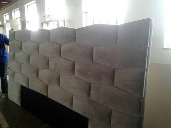 thick rectangle upholstered headboard 