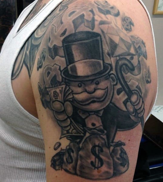 1. Monopoly Man Money Tattoos.