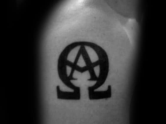 greek alpha symbol tattoo
