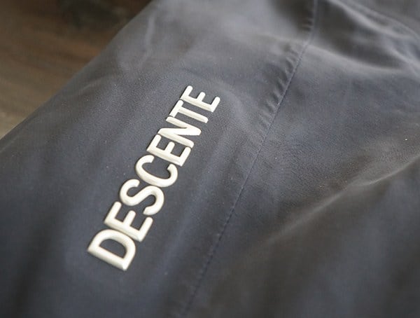 Upper Shoulder Brand Logo Mens Descente Octane 3l Shell Jacket
