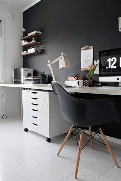 Urban Small Home Office Ideas For Males