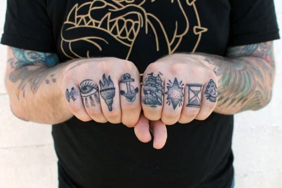 Top 101 Best Knuckle Tattoos Ideas - [2021 Inspiration Guide]