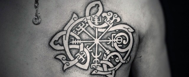 Anger Interessant Sygdom Top 71 Viking Compass Tattoo Ideas - [2021 Inspiration Guide]