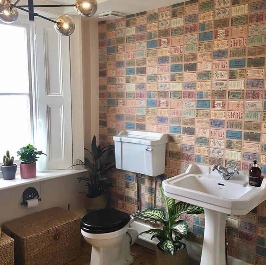 Vintage Bathroom Wallpaper Ideas Our Faversham Home