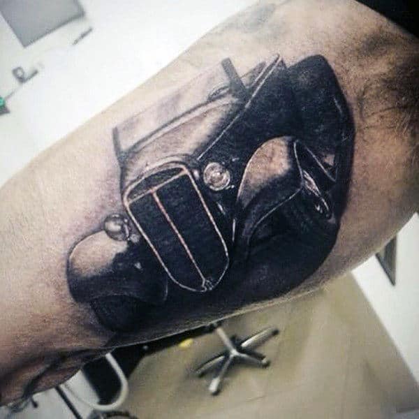 Vintage Car Tattoos For Men