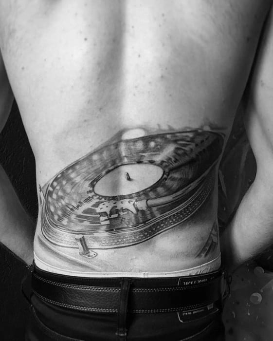 Large 'Vinyl Record' Temporary Tattoo (TO00026774) | eBay