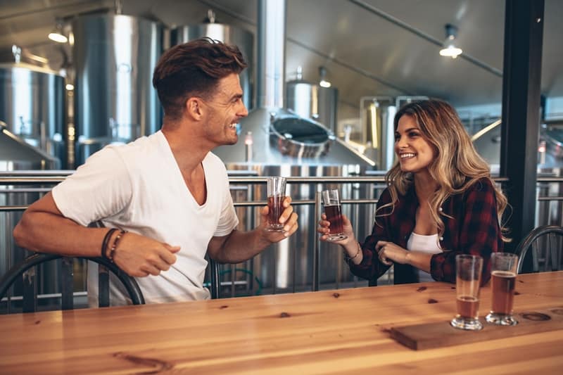 visit a brewery rainy day date ideas