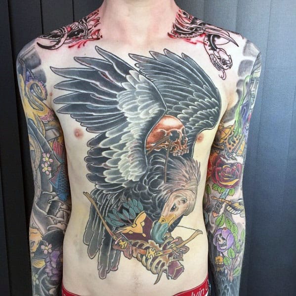 Top 89+ about bearded vulture tattoo latest .vn