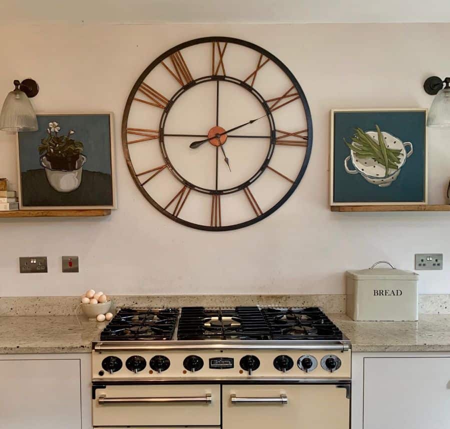 Unveil the Culinary Timepiece: 25+ Striking Kitchen Wall Clock Decor ...