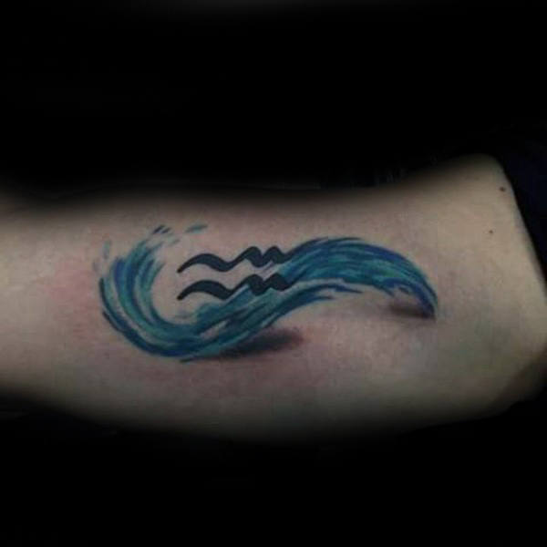 ArtStation - Aquarius tattoo style