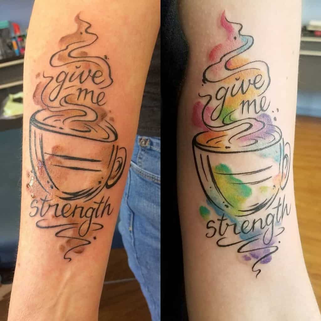 watercolor-coffee-mother-daughter-tattoo-anandasuniquehairdesign