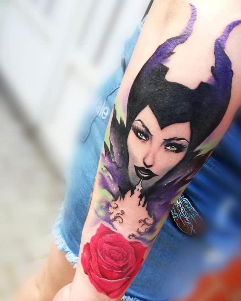 Top Best Maleficent Tattoo Ideas Inspiration Guide