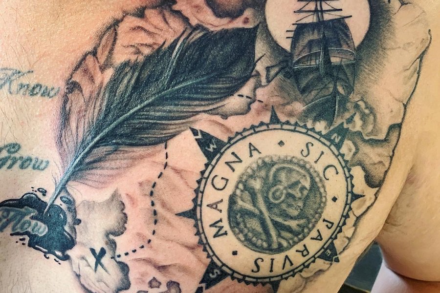 Top 101 Best Sic Parvis Magna Tattoo Ideas – [2022 Inspiration Guide]