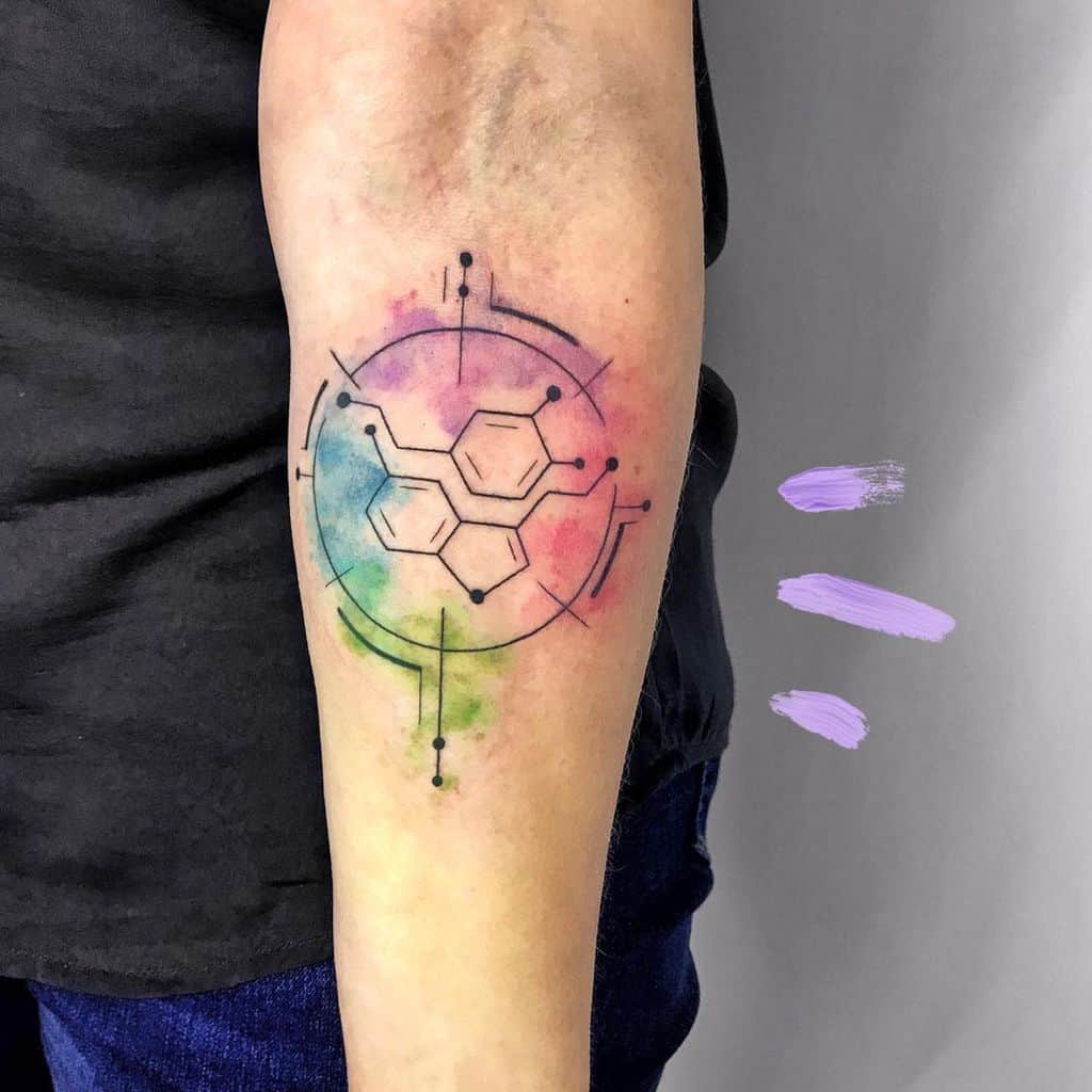 Dopamine tattoo Done by Drew at Planet Ink in Kennesaw GA  rtattoos