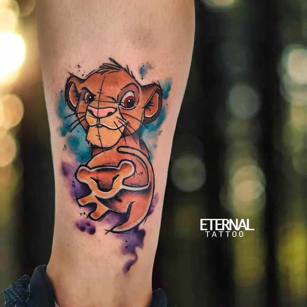 Selfie Mart - Lion King watercolor tattoo by Katana! | Facebook