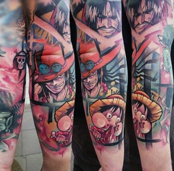 Luffy One Piece Temporary Tattoo 01  Tintak Tattoo