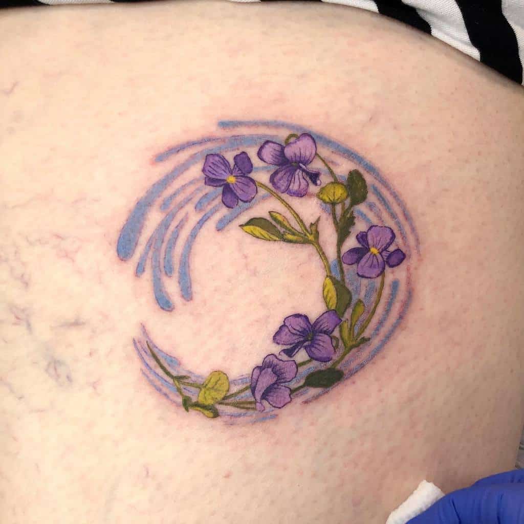 Top 65 Best Violet Tattoo Ideas 2020 Inspiration Guide