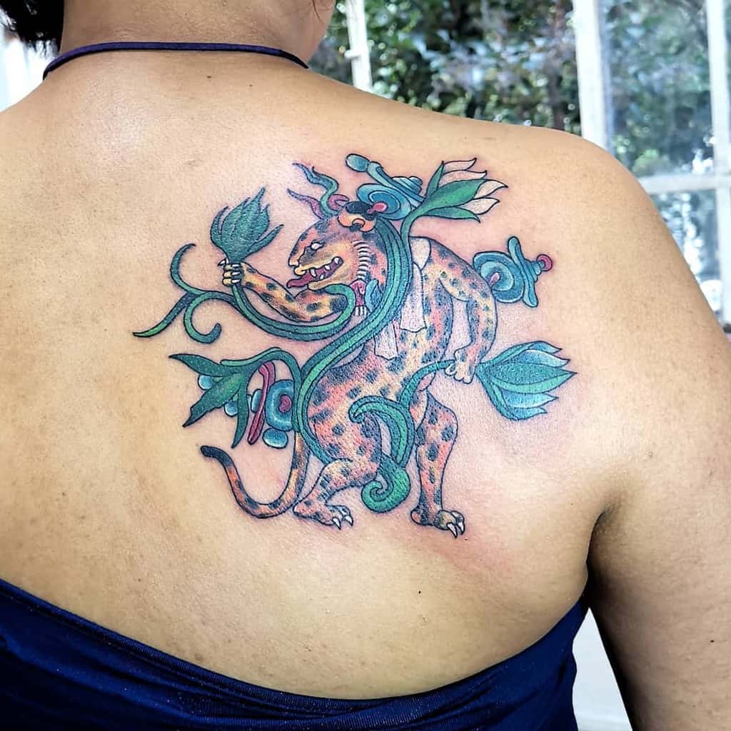 waterlily-shamanismo-jaguar-tattoo-alberto_rojo_tecolotl