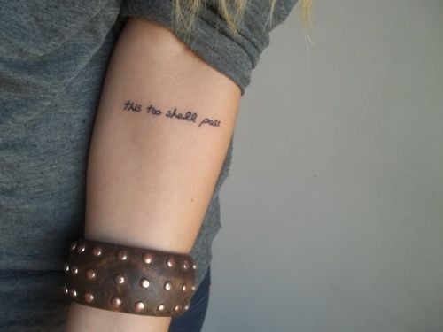 Wear Wild Script Tattoo