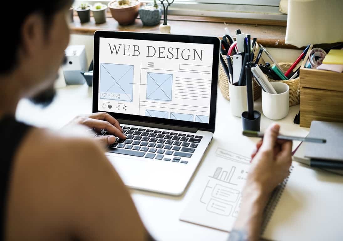 web design ideas layout of a man