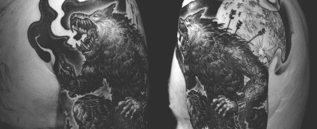 80 Werewolf Tattoo Designs for Men