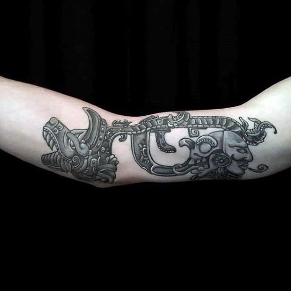 Snake, Quetzalcoatl Tattoo Double-headed serpent Maya civilization  Feathered Serpent, design, scaled Reptile, celtic Knot png | PNGEgg
