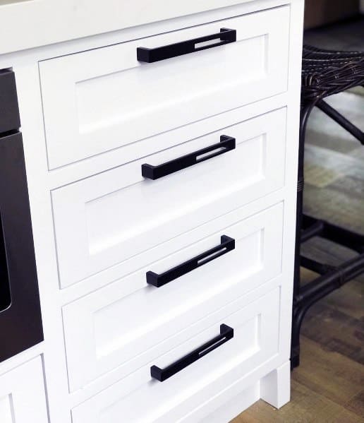 Best Kitchen Cabinet Hardware Ideas, Kitchen Cabinet Handles Black And White