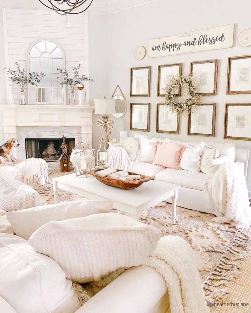 White Living Room Color Ideas Heatherbuglane