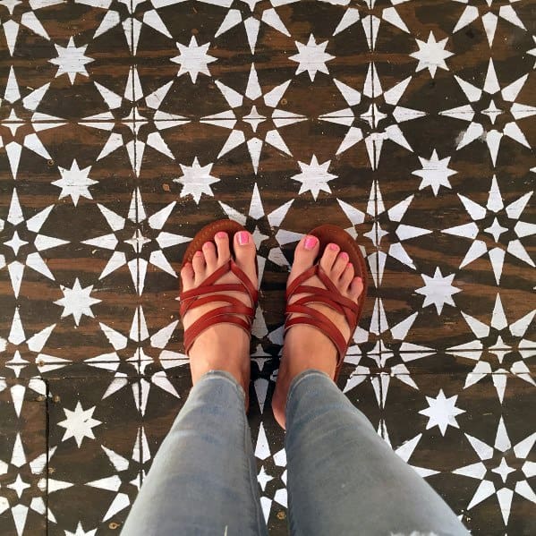 decorative stamped floor