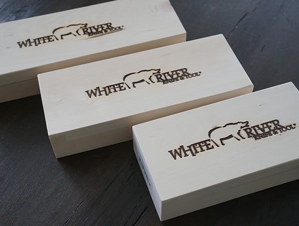 White River Knife And Tool Wood Boxes For Knives