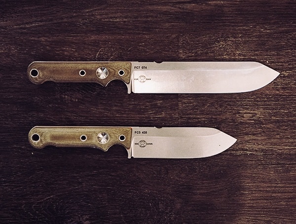 White River Knives Firecraft Fc5 And Fc5 Side By Side Comparison