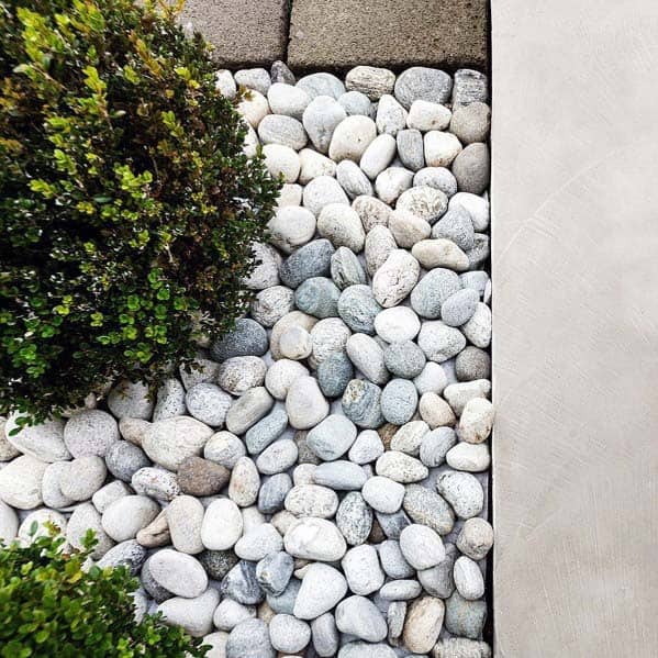 River Rock Landscaping Ideas, White River Rock Landscaping