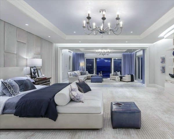 White Themed Awesome Bedroom