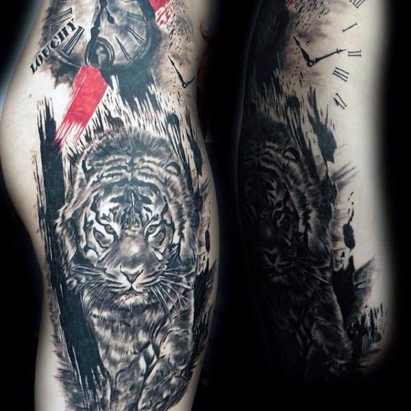 White Tiger Tattoo Designs For Males