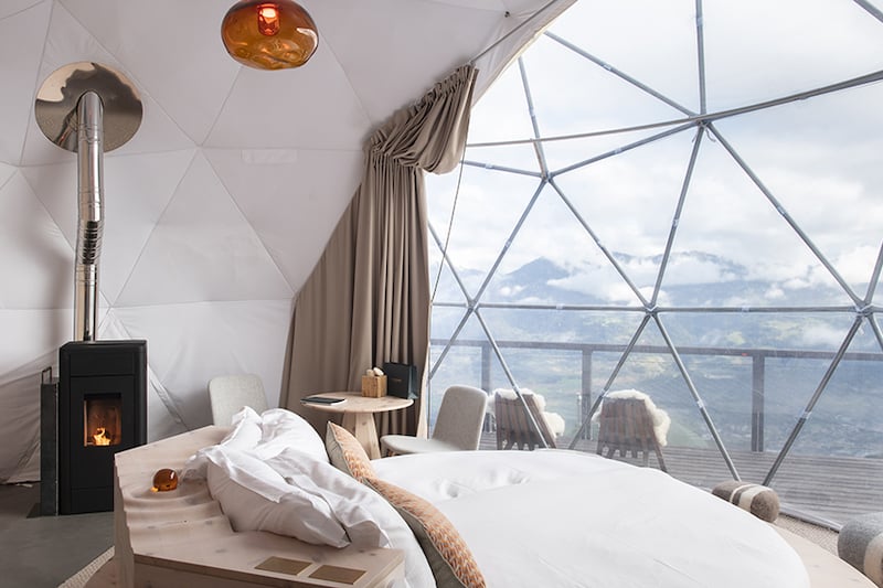 Try a Luxury Suite ‘Pod’ in the Snowy Swiss Alps with Audemars Piguet & Whitepod Hotel