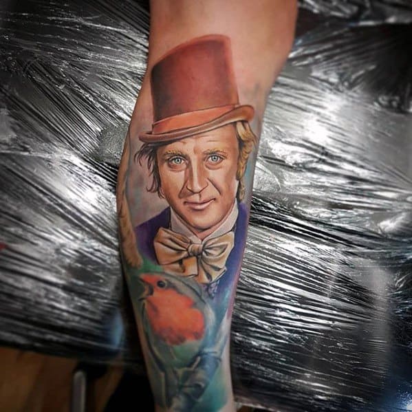 Willy Wonka Male Tattoos