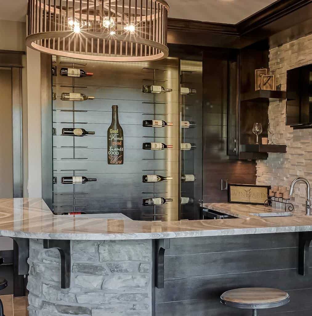 luxury wine liquor cabinet wet bar