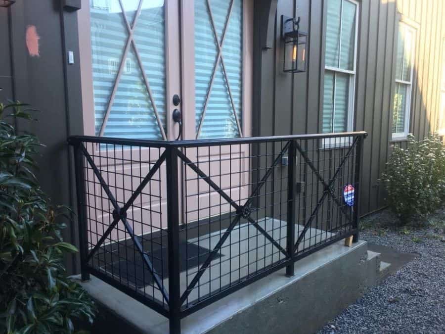 wire mesh porch railing 